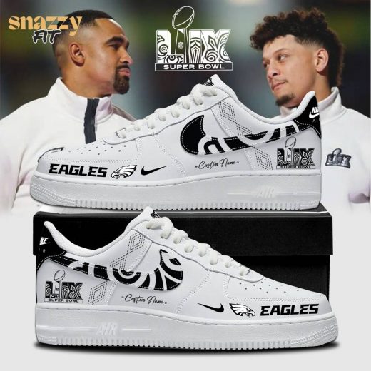 Philadelphia Eagles Super Bowl LIX Opening Night Air Force 1 Shoes – Limited Edition