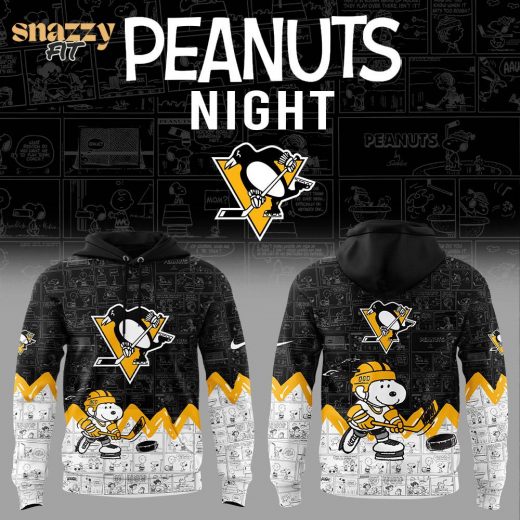 Pittsburgh Penguins Anniversary of Peanuts Hoodie – Limited Edition 2025