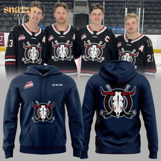 Red Deer Rebels Limited Edition Navy Hoodie 2025 – Exclusive Release