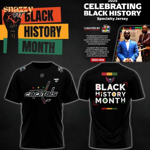 Washington Capitals Black History Month Specialty T-shirt – Limited Edition