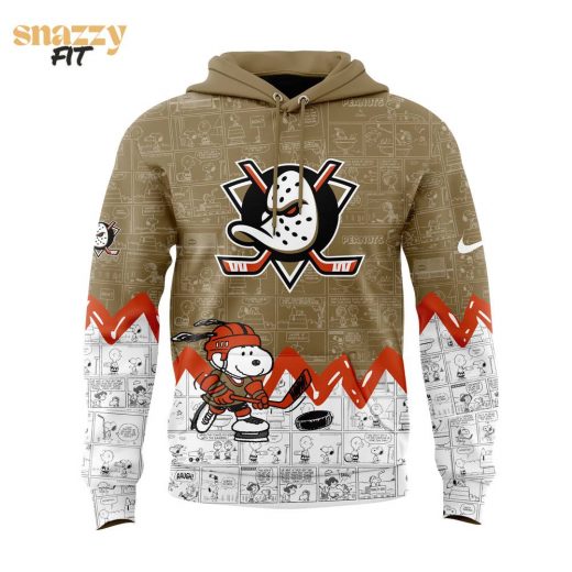 Anaheim Ducks Anniversary of Peanuts Hoodie