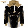 Anaheim Ducks Demonic Skull Gold Black Hoodie