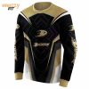 Anaheim Ducks Demonic Skull Gold Black Sweatshirt