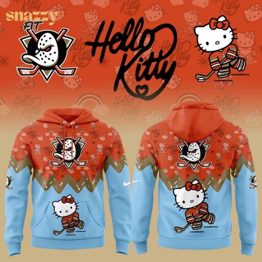 Anaheim Ducks Hello Kitty New Hoodie