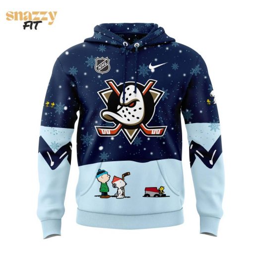 Anaheim Ducks Peanuts & Snoopy Night Nike Hoodie