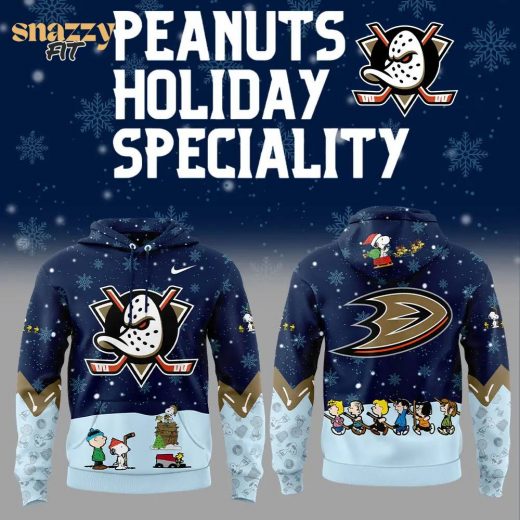 Anaheim Ducks Peanuts & Snoopy Night Nike Hoodie Set