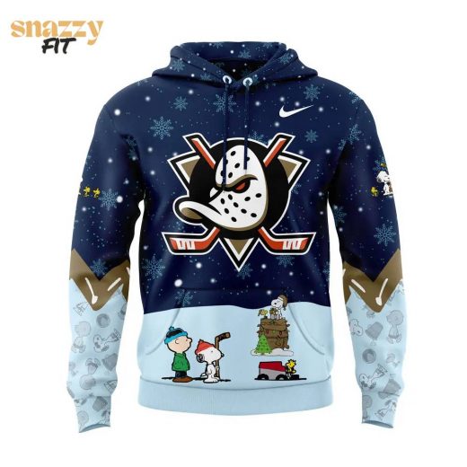 Anaheim Ducks Peanuts & Snoopy Night Nike Hoodie Set