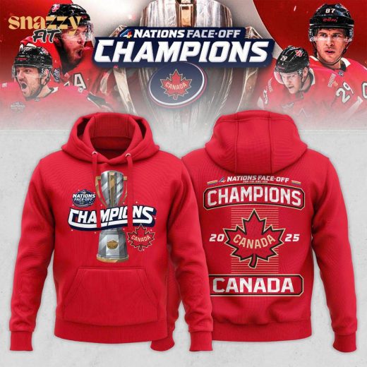 Canada Hockey 2025 4 Nations Face Off Champions 2025 New Limited Edition  Hoodie