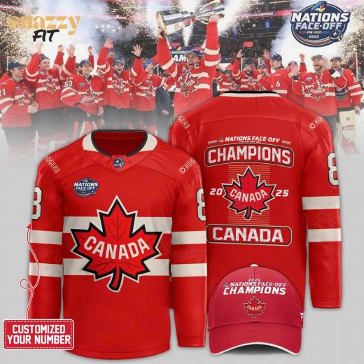 Canada Hockey 2025 4 Nations Face-Off Champions 2025 Jersey