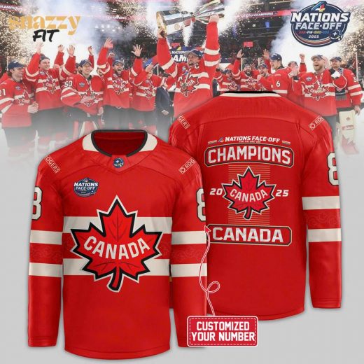 Canada Hockey 2025 4 Nations Face-Off Champions 2025 Jersey