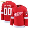 Detroit Red Wings Black Military Appreciation Custom Practice Jersey