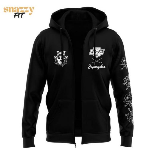 Los Angeles Kings Black Zip Hoodie 2025 – Special New Japangeles