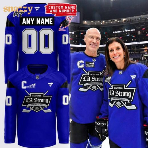 Los Angeles Kings Strong LA Blue Jersey New 2025 – Custom Your Name