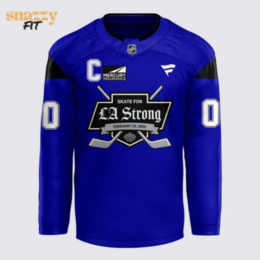 Los Angeles Kings Strong LA Blue Jersey New 2025 – Custom Your Name