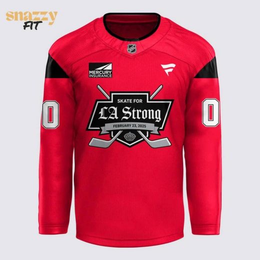 Los Angeles Kings Strong LA Red Jersey New 2025 – Custom Your Name