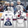 Winnipeg Jets Hoodie Peanuts 75 Years Night 2025