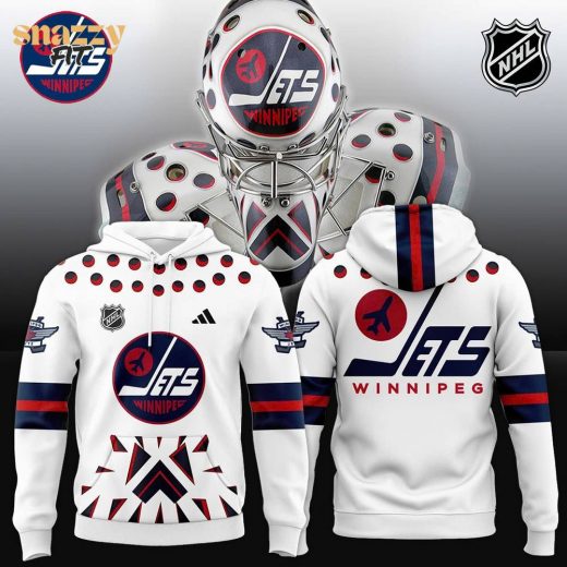 Winnipeg Jets Air Force White Hoodie New 2025