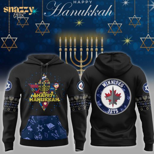 Winnipeg Jets Happy Hanukkah hoodie