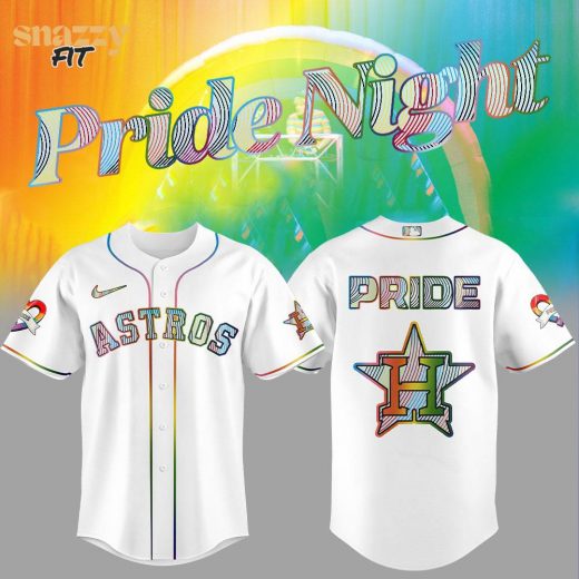 Houston Astros LGBTQ Pride Night Jersey 2025