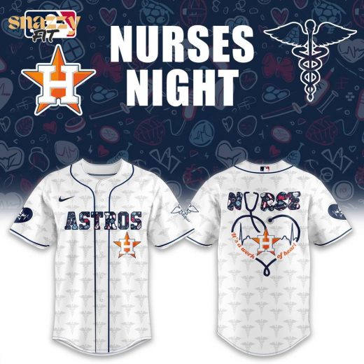 Houston Astros NURSE NIGHT Baseball Jersey