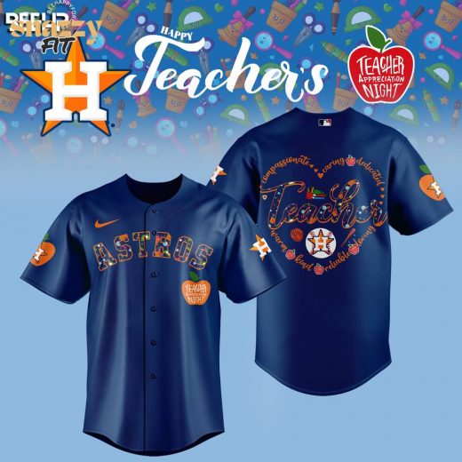 Houston Astros TEACHER APPRECIATION NIGHT Limited Editions Jersey V1