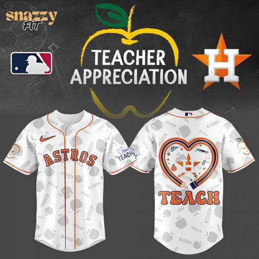 Houston Astros TEACHER APPRECIATION NIGHT Limited Editions Jersey V2