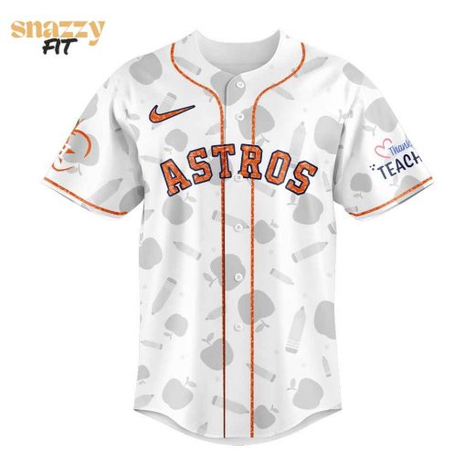 Houston Astros TEACHER APPRECIATION NIGHT Limited Editions Jersey V2
