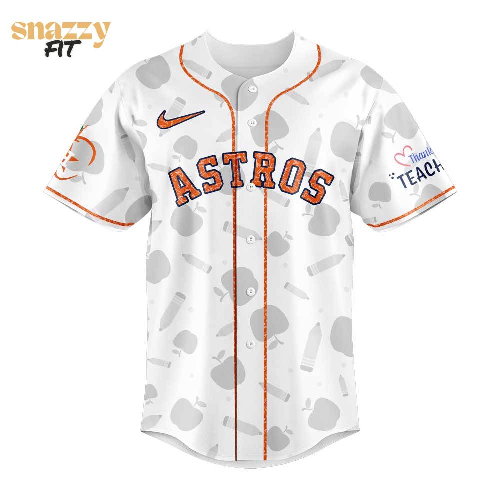Houston Astros TEACHER APPRECIATION NIGHT Limited Editions Jersey V2 Houston Astros TEACHER APPRECIATION NIGHT Limited Editions Jersey V2