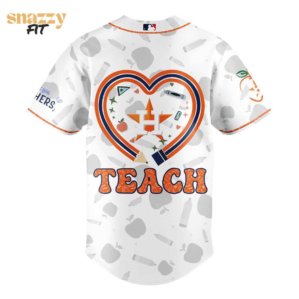 Houston Astros TEACHER APPRECIATION NIGHT Limited Editions Jersey V2 Houston Astros TEACHER APPRECIATION NIGHT Limited Editions Jersey V2