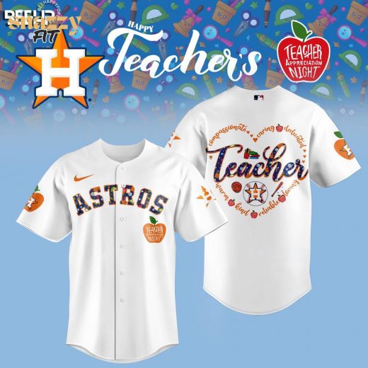 Houston Astros TEACHER APPRECIATION NIGHT Limited Editions Jersey V3