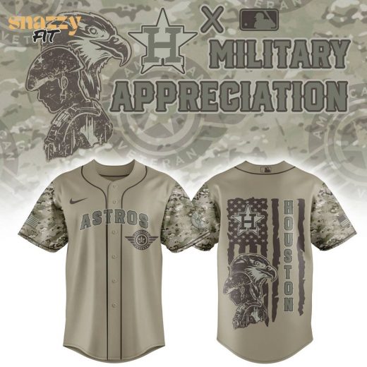Houston Astros Veteran U.S 2025 Baseball Jersey