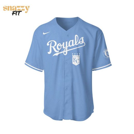 Kansas City Royals Firefighter Appreciation Night Blue Jersey
