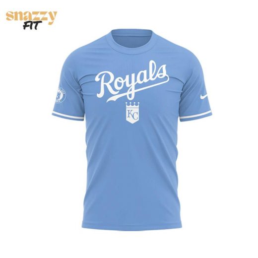 Kansas City Royals Firefighter Appreciation Night Blue Tshirt
