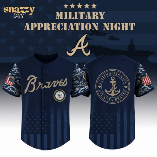 Atlanta Braves US Navy Appreciation Night Special Edition Jersey