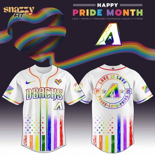 Arizona Diamondbacks MLB Happy Pride Month Limited Edition Jersey 2025