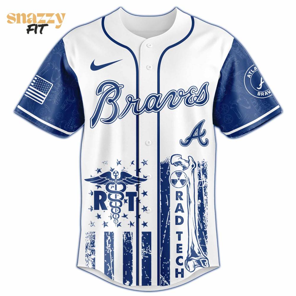 Atlanta Braves Radiology Tech Night Exclusive Design Jersey Atlanta Braves Radiology Tech Night Exclusive Design Jersey