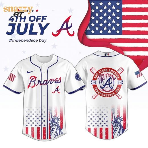 Atlanta Braves Special Independence Day Limited Edition Jersey