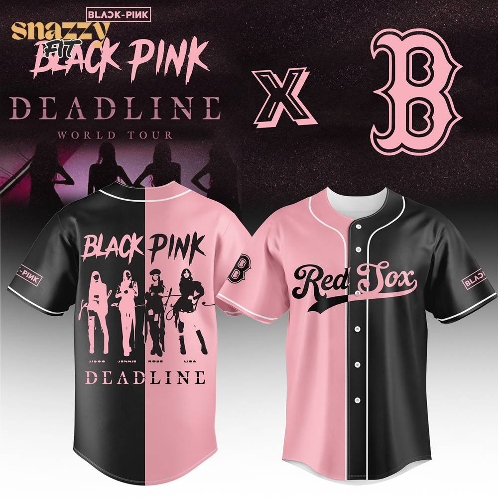 Boston Red Sox BLACKPINK Jersey Boston Red Sox BLACKPINK Jersey
