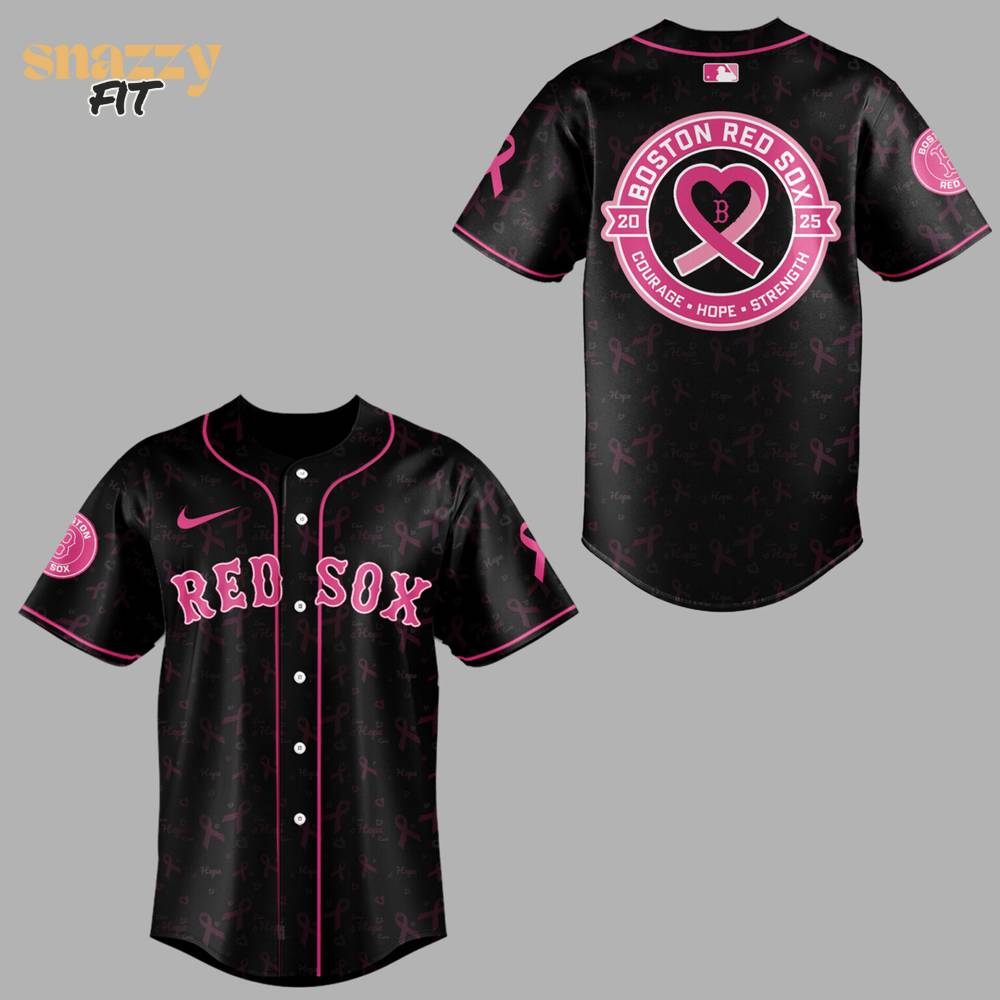 Boston Red Sox Cancer Awareness Night Jersey 2025 Boston Red Sox Cancer Awareness Night Jersey 2025