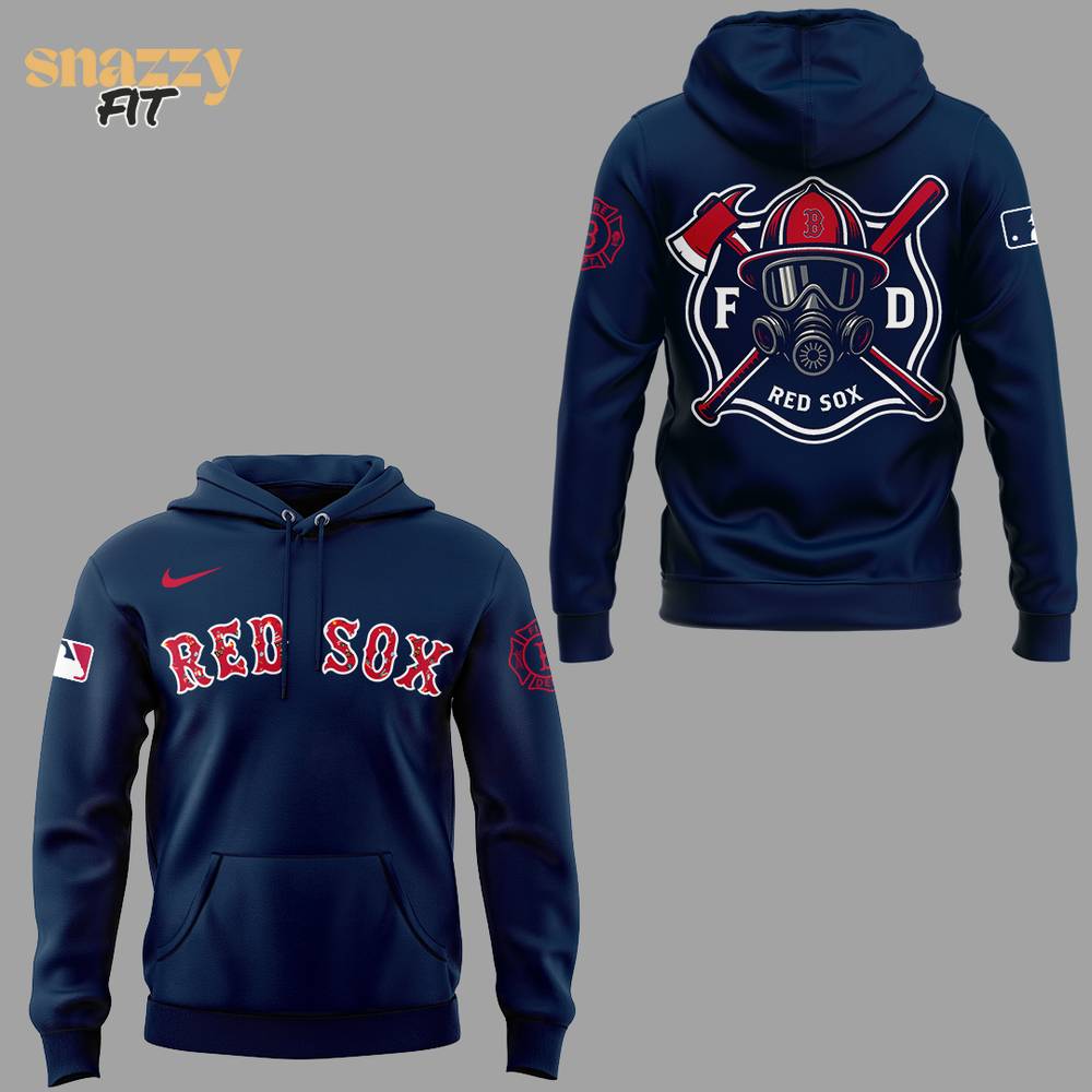 Boston Red Sox Firefighter Appreciation Night Hoodie Boston Red Sox Firefighter Appreciation Night Hoodie
