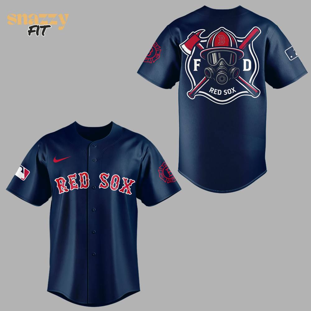 Boston Red Sox Firefighter Appreciation Night Jersey Boston Red Sox Firefighter Appreciation Night Jersey