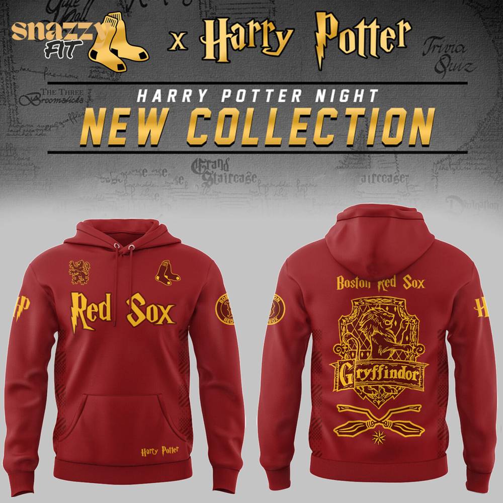 Boston Red Sox Harry Potter Night Gryffindor House Hoodie Boston Red Sox Harry Potter Night Gryffindor House Hoodie