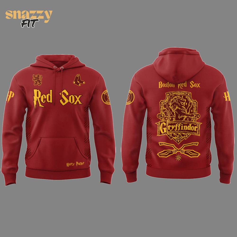Boston Red Sox Harry Potter Night Gryffindor House Hoodie Boston Red Sox Harry Potter Night Gryffindor House Hoodie