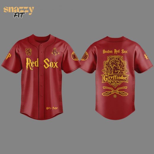Boston Red Sox Harry Potter Night Gryffindor House Jersey