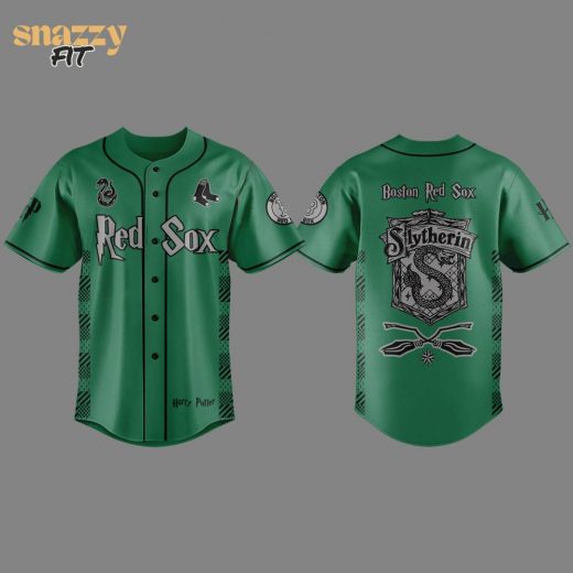 Boston Red Sox Harry Potter Night Slytherin House Jersey