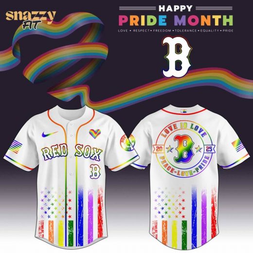 Boston Red Sox MLB Happy Pride Month Limited Edition Jersey 2025