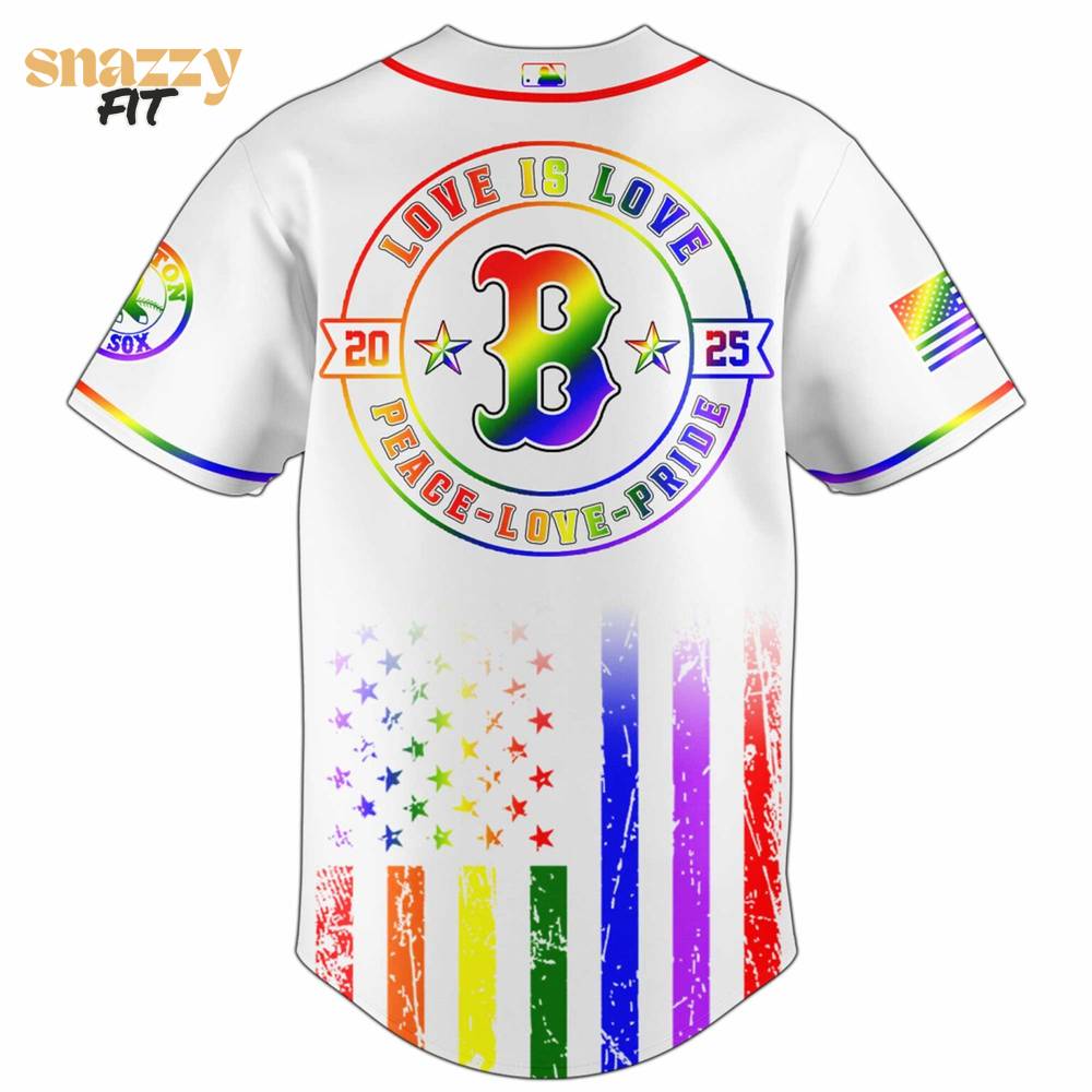 Boston Red Sox MLB Happy Pride Month Limited Edition Jersey 2025 Boston Red Sox MLB Happy Pride Month Limited Edition Jersey 2025