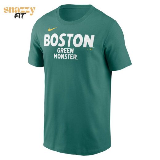 Boston Red Sox Nike Green 2025 City Connect Wordmark TShirt