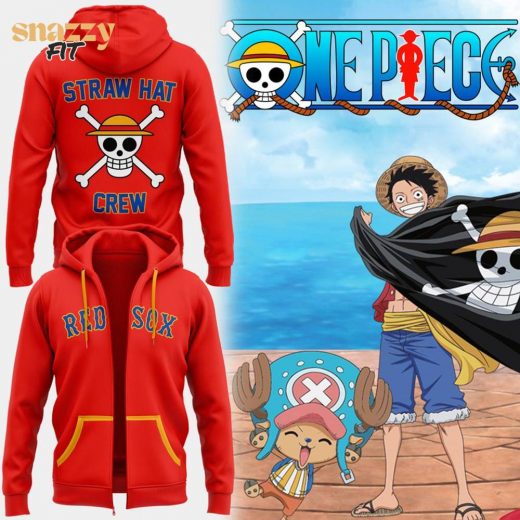 Boston Red Sox ONE PIECE Zip Hoodie