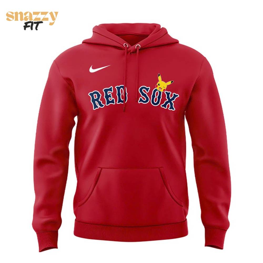 Boston Red Sox Pokémon Hoodie Boston Red Sox Pokémon Hoodie